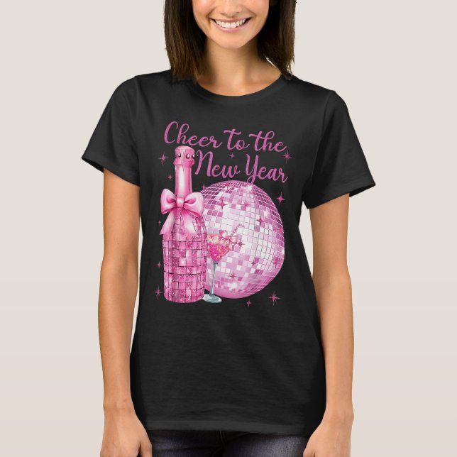 Cheer To The New Year Happy New Year 2026 Party Di T-Shirt (Front)