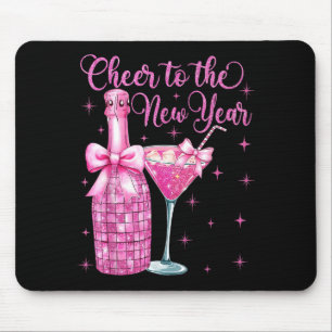 Cheer To The New Year Happy New Year 2026 Party  Mouse Pad