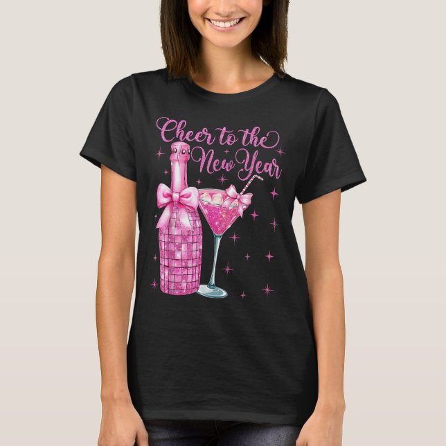 Cheer To The New Year Happy New Year 2026 Party  T-Shirt (Front)