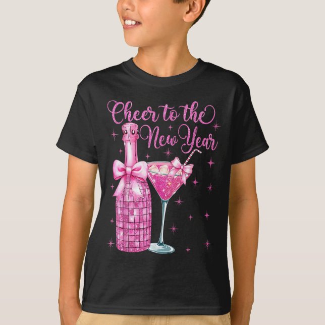 Cheer To The New Year Happy New Year 2026 Party  T-Shirt (Front)