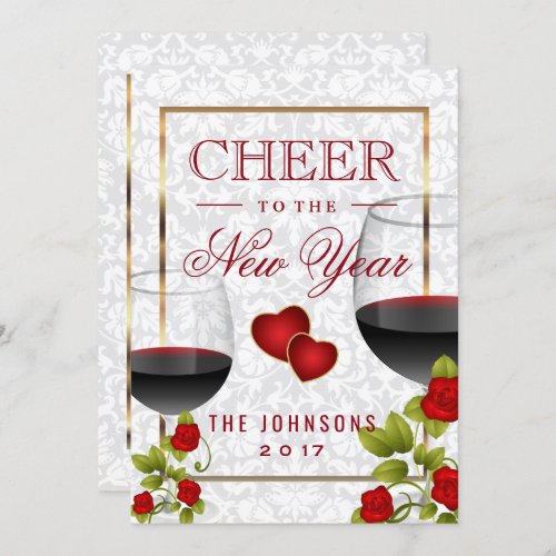 Cheer to the New Years Eve Celebration Invitation