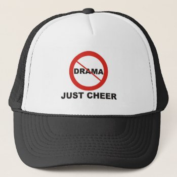 Cheer Trucker Hat by PolkaDotTees at Zazzle