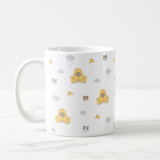 Cheer up puddle duck mug - art by Irina Kolby (Left)