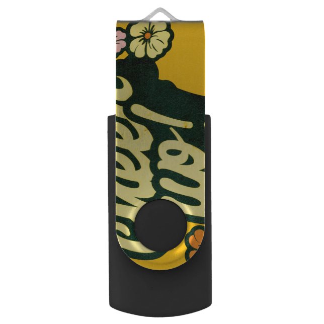 CHEER UP WORRY LESS BUSINESS FLASH DRIVE  (Front Vertical)