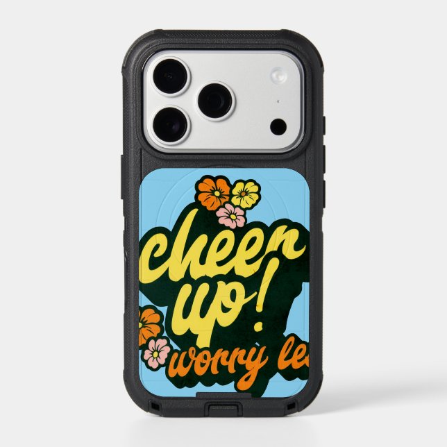 CHEER UP WORRY LESS OTTERBOX CASE (Back)