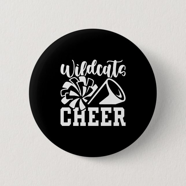 Cheer Wilats Back To School Srit  Button (Front)