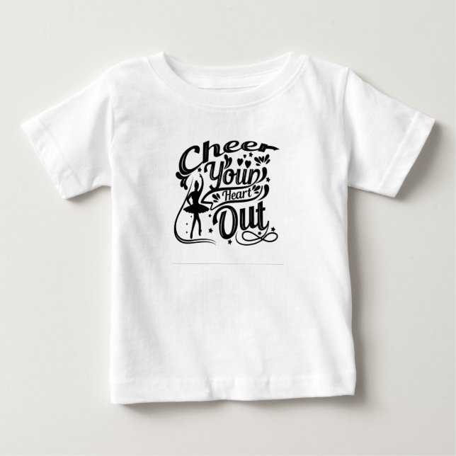  Cheer Your Heart Out Ballerina Tee (Front)