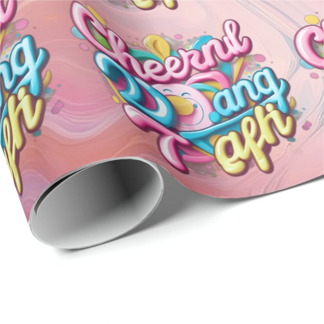 cheerful 3D Wrapping Paper (Roll Corner)