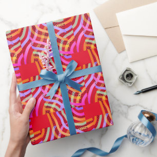 Cheerful -Abstract Colors Wrapping Paper
