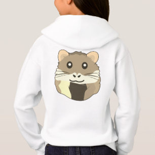Cheerful and lighthearted hamster hoodie
