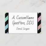 [ Thumbnail: Cheerful and Playful Dental Surgeon Business Card ]