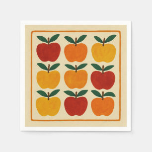 Cheerful Apple Arrangement Napkins