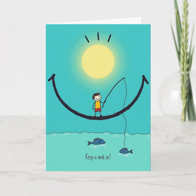 Cheerful Arc Fathers Day Card (Front)