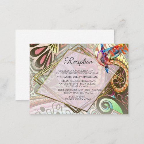 Cheerful Artist Party Doodle Creation Enclosure Card