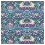 Cheerful Artist Party Doodle Creation Fabric