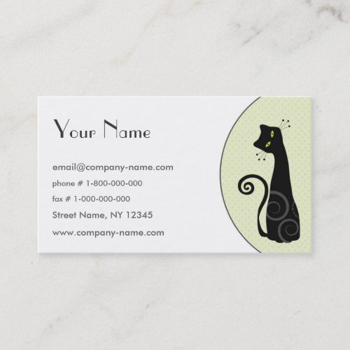 Cute Kitty Business Card