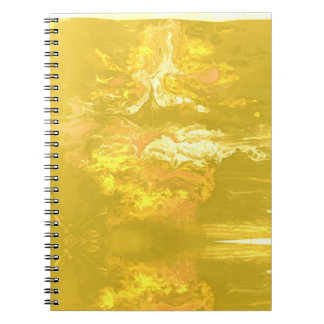 Cheerful Boho Southwest Bohemian Acrylic Fluid Pou Notebook