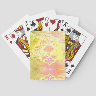 Cheerful Boho Southwest Bohemian Acrylic Fluid Pou Poker Cards