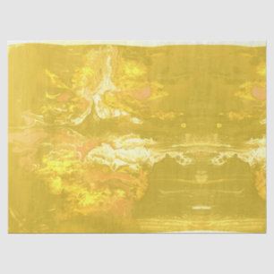 Cheerful Boho Southwest Bohemian Acrylic Fluid Pou Tissue Paper