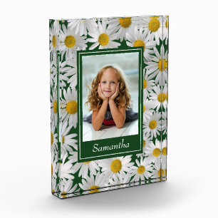 Cheerful Bright Daisy Custom Photo – Block