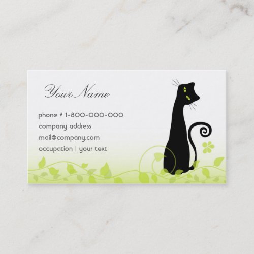 Cheerful Cat Business Card