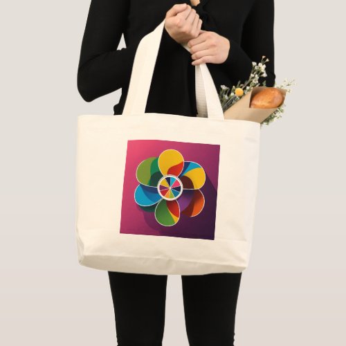 Cheerful Cereal Design Tote Bag Colorful and Fun