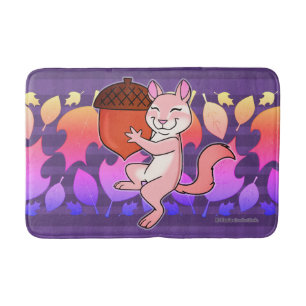 Cheerful Chipmunk - Bath Mat