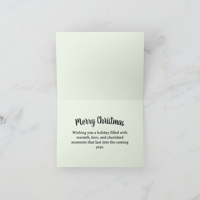Cheerful Christmas Card (Inside)