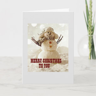CHEERFUL CHRISTMAS DAY TO YOU HOLIDAY CARD