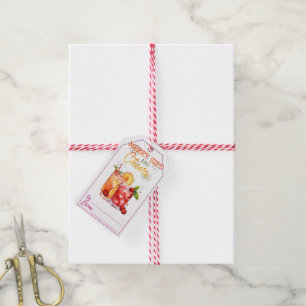 Cheerful Christmas gift tags for sipping