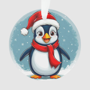 🎄🐧 Cheerful Christmas Penguin Holiday Keepsake ✨ Ornament