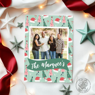 Cheerful Christmas Photo Holiday Card