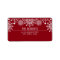 Cheerful Christmas | Red and White Snowflakes