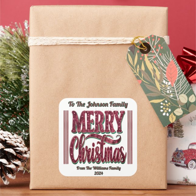 Cheerful Christmas Sticker for the Holidays (Holiday)
