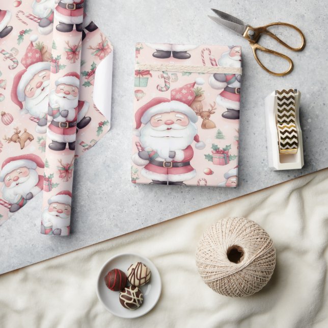Cheerful Christmas wrapping paper (Crafts)