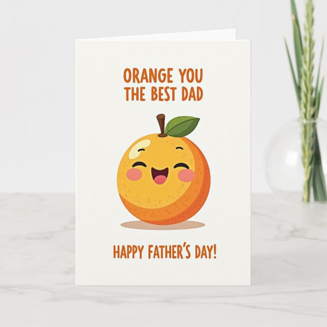 Cheerful Citrus Fathers Day Card (Front)
