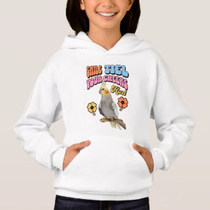 Cheerful Cockatiel Parrot Hoodie