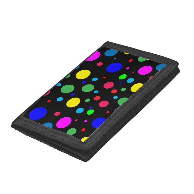 Cheerful Color Polka Dot Pattern Wallet