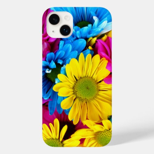 Cheerful Colorful Daisy Flowers Floral Case_Mate iPhone 14 Plus Case