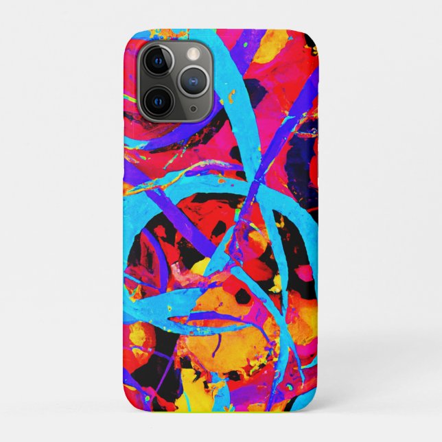Cheerful Colorful Pattern Play Case-Mate iPhone Case (Back)
