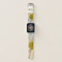 Cheerful Daisy Floral Watch Strap Gift for Her.