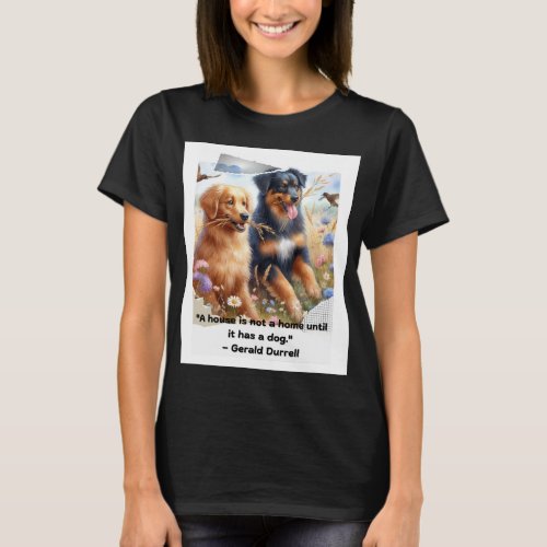  Cheerful Dog T_Shirt