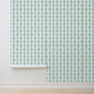 Cheerful Dotted Lines: A Playful Pattern Wallpaper