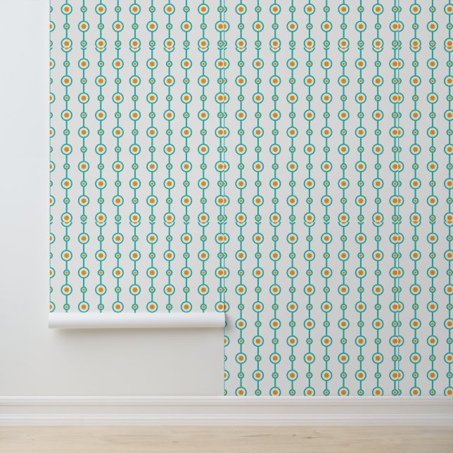 Cheerful Dotted Lines: A Playful Pattern Wallpaper (Application)