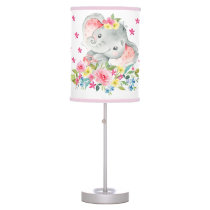 Cheerful Elephant Baby Girl | Boy Nursery Lamp