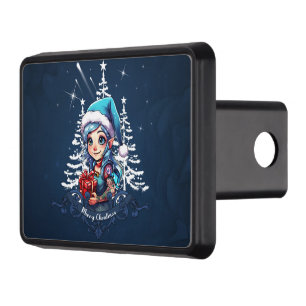 Cheerful elf   hitch cover
