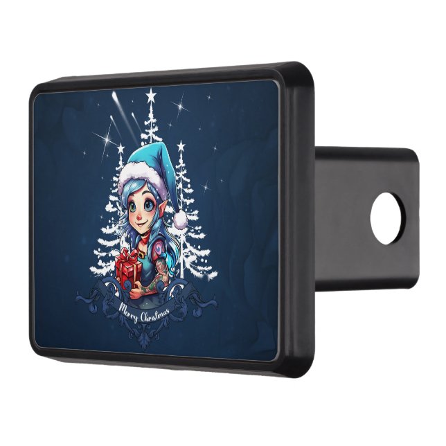 Cheerful elf   hitch cover (Left)