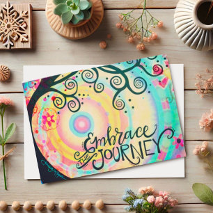 Cheerful ‘Embrace the Journey’ Card