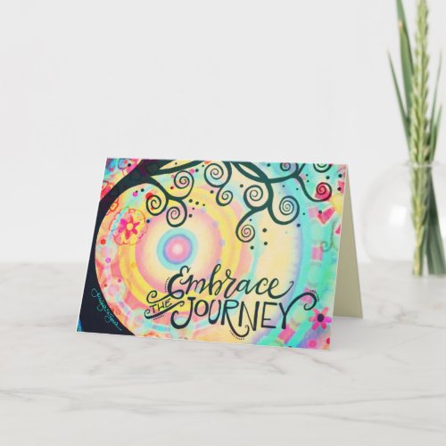 Cheerful Embrace the Journey Card