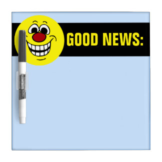 Cheerful Face Grumpey Dry Erase Board